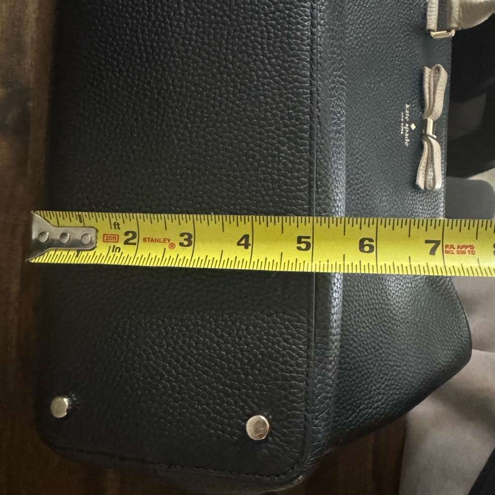 Kate Spade Black and Cream Shoulder Bag - Picture 7 of 9